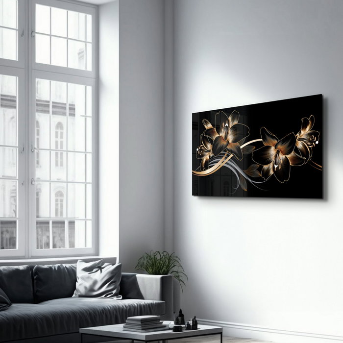 Wallity CAM-1077 Pintura Decorativa de Vidrio Templado 46 x 72 cm